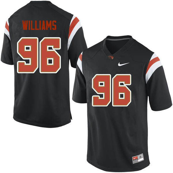 Youth Oregon State Beavers #96 LaMone Williams College Football Jerseys Sale-Black